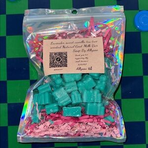 Lavender Vanilla  tea tree Goat Milk Soap mini teddy bars